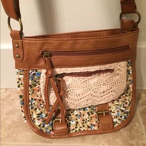 Colorful/decorative cross-body purse